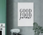 KITCHEN PRINTS | Good Mood Good Food | Kitchen Wall Decor | Kitchen Wall Art  | Funny Kitchen Prints | Kitchen Poster