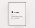 THERAPIST DEFINITION PRINT, Wall Art Print, Quote Wall Art, Office Wall Art, Gift For Lifeguard, Gift For Him, Office Wall Decor, Wall Art