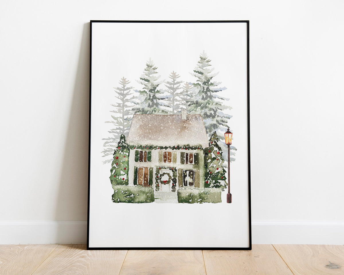CHRISTMAS PRINT | Christmas Wall Art | Festive Print | Xmas Decor | Christmas Decoration | Winter Decor