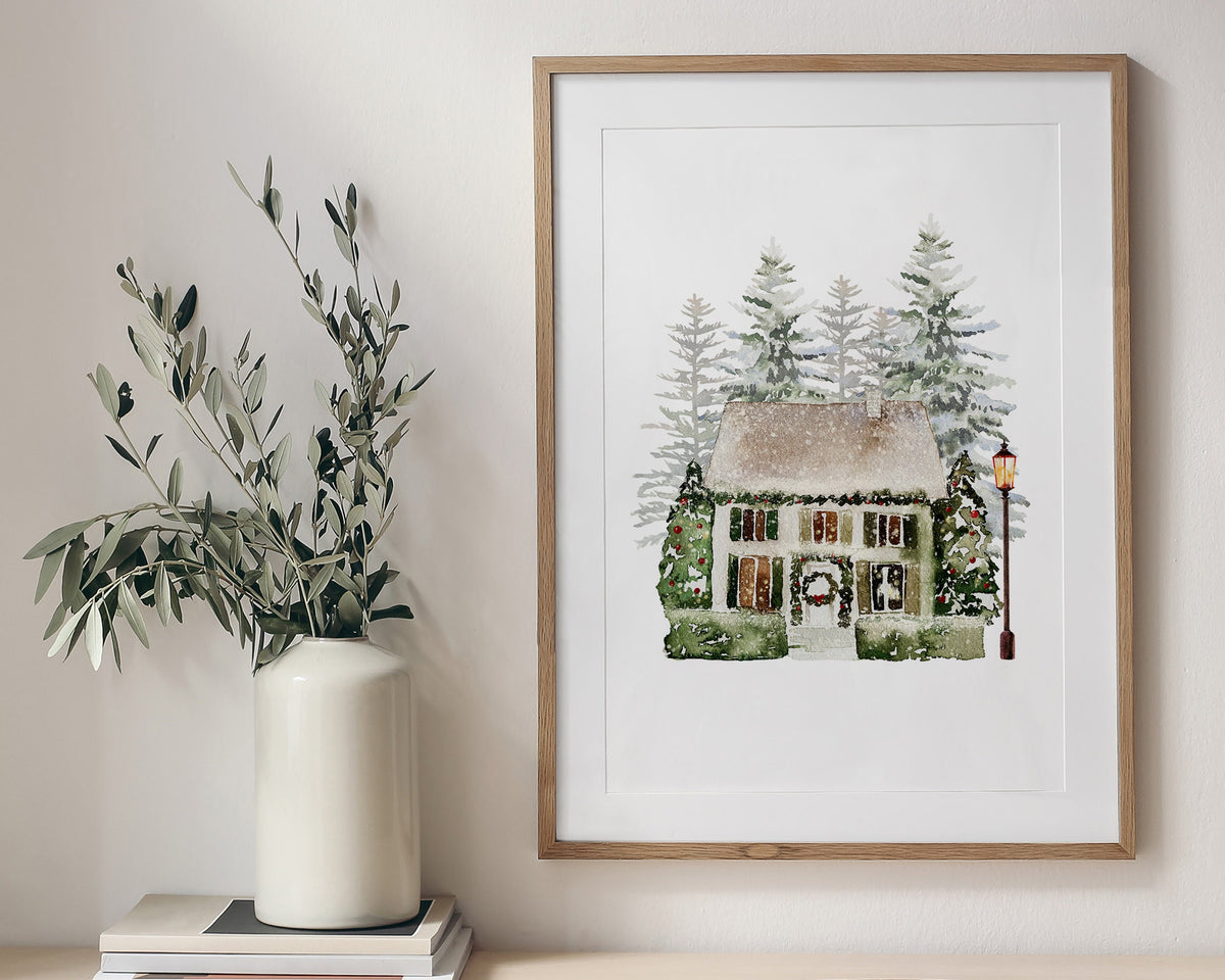 CHRISTMAS PRINT | Christmas Wall Art | Festive Print | Xmas Decor | Christmas Decoration | Winter Decor