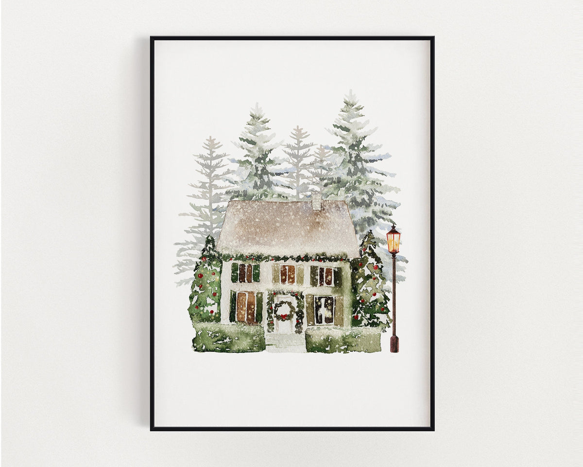 CHRISTMAS PRINT | Christmas Wall Art | Festive Print | Xmas Decor | Christmas Decoration | Winter Decor