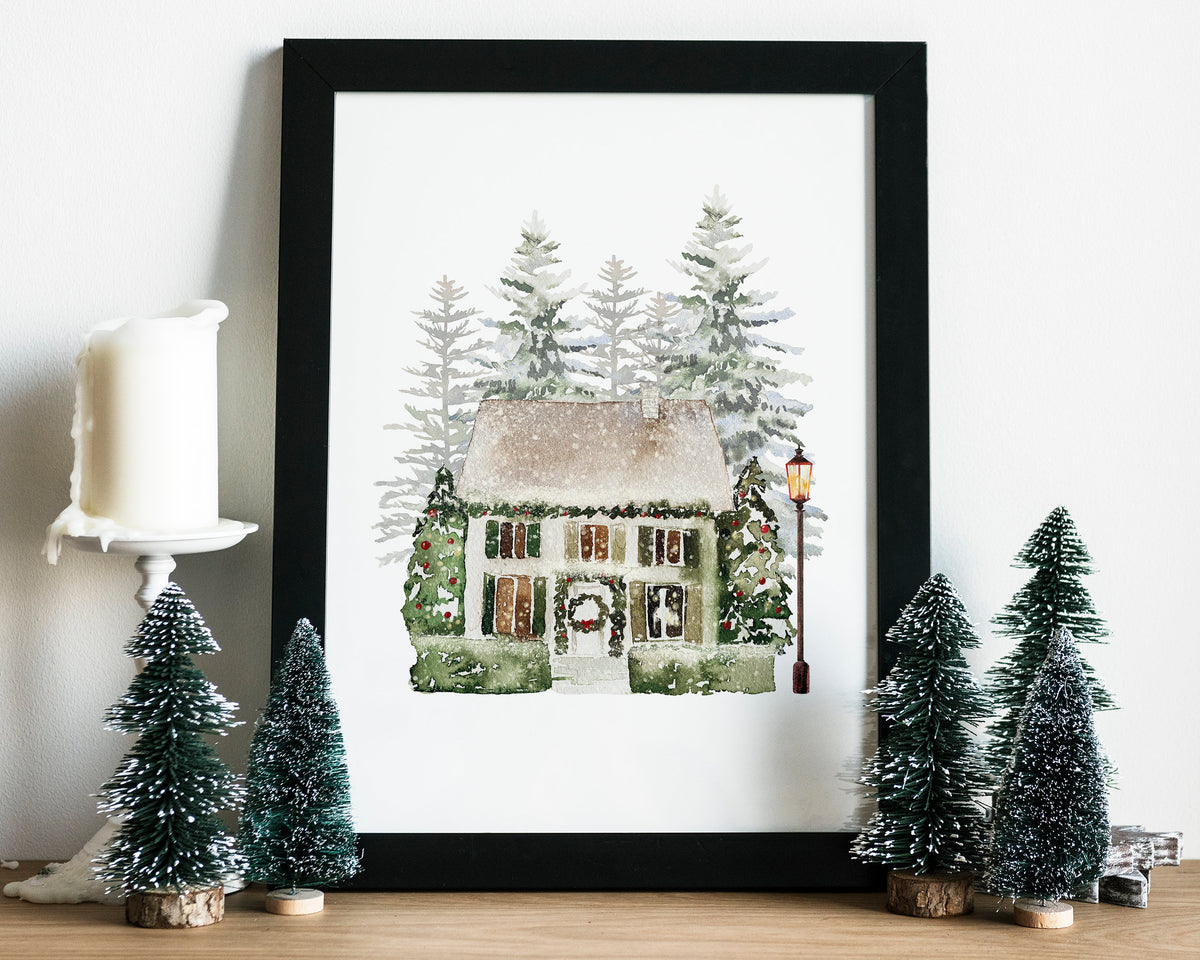 CHRISTMAS PRINT | Christmas Wall Art | Festive Print | Xmas Decor | Christmas Decoration | Winter Decor