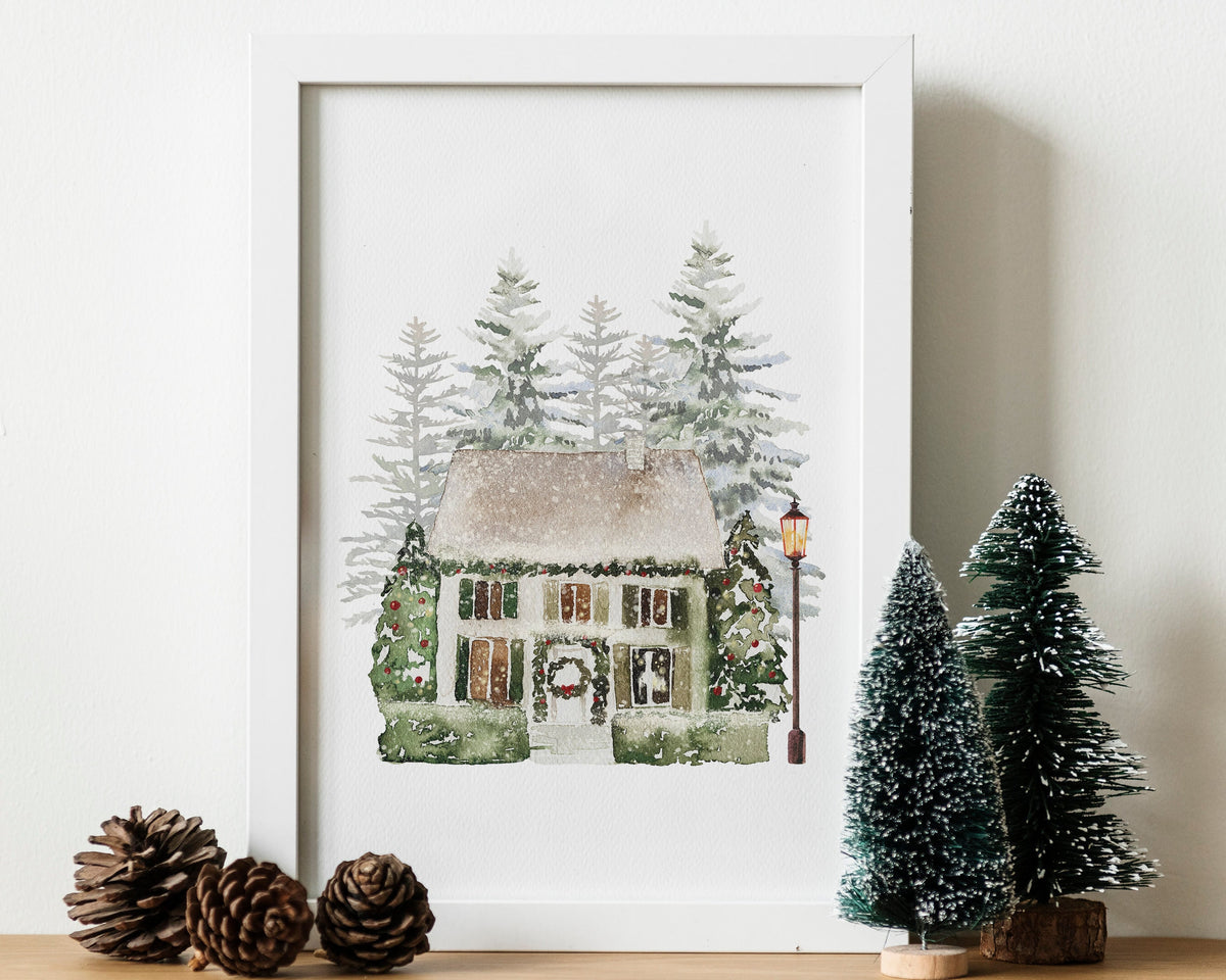 CHRISTMAS PRINT | Christmas Wall Art | Festive Print | Xmas Decor | Christmas Decoration | Winter Decor