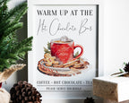 CHRISTMAS PRINT | Hot Chocolate Print | Hot Chocolate | Christmas Wall Art | Festive Print | Kitchen Décor | Xmas Décor | Seasonal Prints