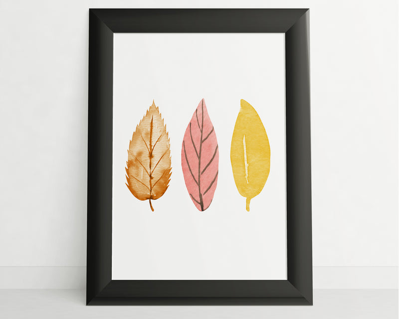 Autumn Leaves | Wall Decor | Autumnal Prints | Seasonal Prints |Seasonal Decor | Autumn Decor | Fall Prints | Pumpkin Prints - Happy You Prints