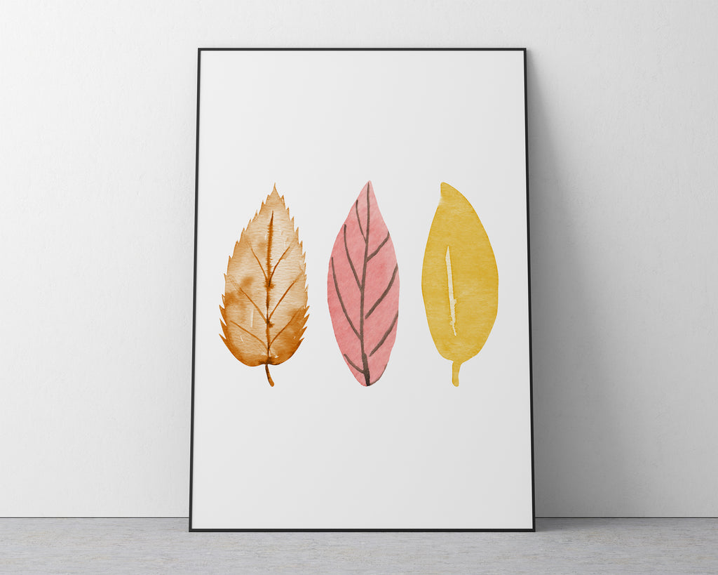 Autumn Leaves | Wall Decor | Autumnal Prints | Seasonal Prints |Seasonal Decor | Autumn Decor | Fall Prints | Pumpkin Prints - Happy You Prints