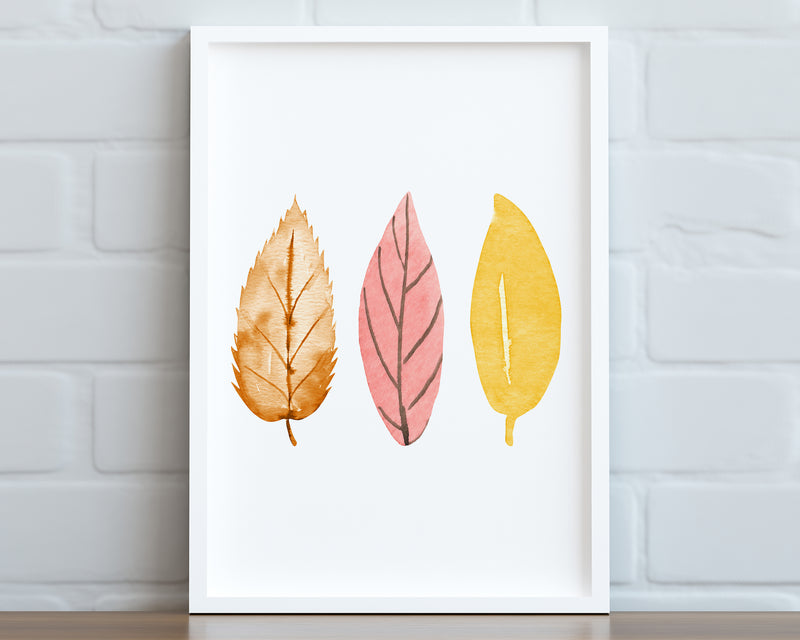 Autumn Leaves | Wall Decor | Autumnal Prints | Seasonal Prints |Seasonal Decor | Autumn Decor | Fall Prints | Pumpkin Prints - Happy You Prints