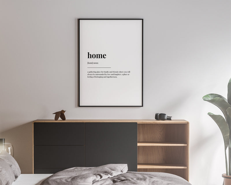 HOME DEFINITION PRINT - Happy You Prints