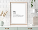 FIKA DEFINITION PRINT - Happy You Prints