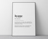 HYGGE DEFINITION PRINT - Happy You Prints