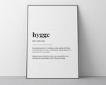 HYGGE DEFINITION PRINT - Happy You Prints