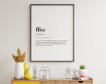 FIKA DEFINITION PRINT - Happy You Prints