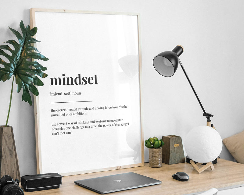 MINDSET DEFINITION PRINT - Happy You Prints