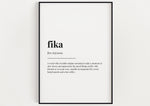 FIKA DEFINITION PRINT - Happy You Prints