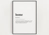 HOME DEFINITION PRINT - Happy You Prints