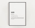 SON DEFINITION PRINT - Happy You Prints