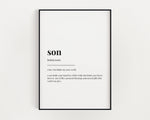 SON DEFINITION PRINT - Happy You Prints