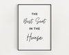 BATHROOM WALL DECOR - Best Seat In The House Print - Happy You Prints