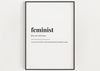 FEMINIST DEFINITION PRINT - Happy You Prints