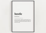 HUSTLE DEFINITION PRINT - Happy You Prints