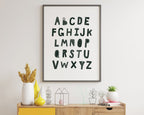 NURSERY WALL ART, Alphabet Print, Nursery Decor, Nursery Prints, Nursery Art - Happy You Prints