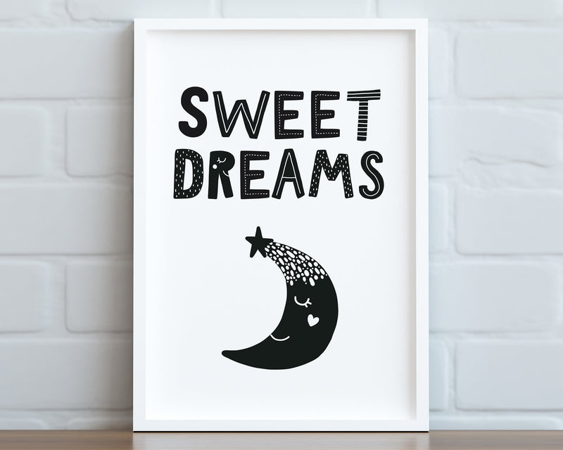 NURSERY WALL ART, Sweet Dreams Print, Nursery Decor, Nursery Prints, Nursery Art - Happy You Prints