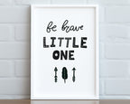 NURSERY WALL ART, Be Brave Little One, Nursery Decor, Nursery Prints, Nursery Art - Happy You Prints