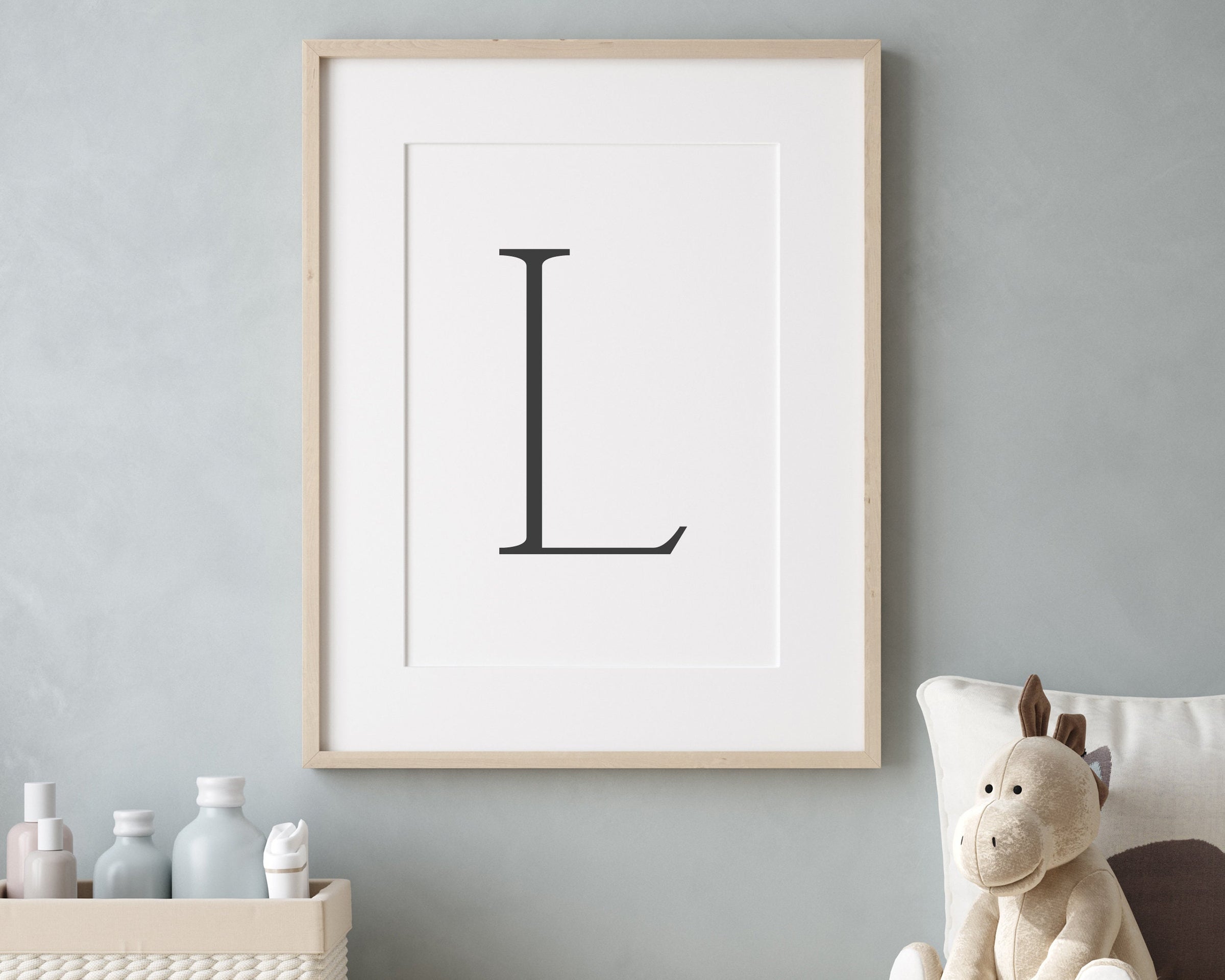 Creative Letter Art Photography - Letter L Black & White 4x6 Industrial Alphabet Print