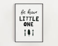 NURSERY WALL ART, Be Brave Little One, Nursery Decor, Nursery Prints, Nursery Art - Happy You Prints