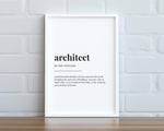 ARCHITECT DEFINITION PRINT - Happy You Prints