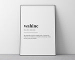 WAHINE DEFINITION PRINT | Wall Art Print | Gift For Her | Definition Print | Quote Print | Gift for Surfer - Happy You Prints