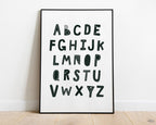 NURSERY WALL ART, Alphabet Print, Nursery Decor, Nursery Prints, Nursery Art - Happy You Prints