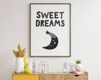 NURSERY WALL ART, Sweet Dreams Print, Nursery Decor, Nursery Prints, Nursery Art - Happy You Prints