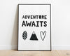 NURSERY WALL ART, Adventure Awaits, Nursery Wall Decor, Nursery Prints, Home Decor - Happy You Prints