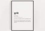 GRIT DEFINITION PRINT - Happy You Prints