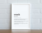 COACH DEFINITION PRINT - Happy You Prints