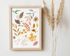 AUTUMN PRINT | Fall Prints | Autumnal Prints | Seasonal Prints | Seasonal Decor | Autumn Decor | Wall Decor - Happy You Prints