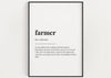 FARMER DEFINITION PRINT - Happy You Prints