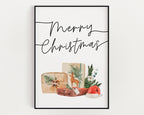 CHRISTMAS PRINT, Merry Christmas Presents, Christmas Wall Art, Festive Print, Winter Decor, Xmas Decor, Christmas Decoration