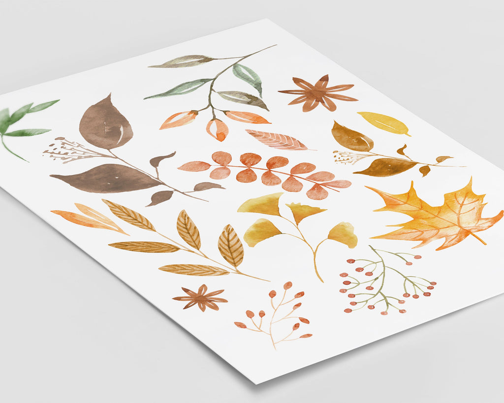 AUTUMN PRINT | Fall Prints | Autumnal Prints | Seasonal Prints | Seasonal Decor | Autumn Decor | Wall Decor - Happy You Prints
