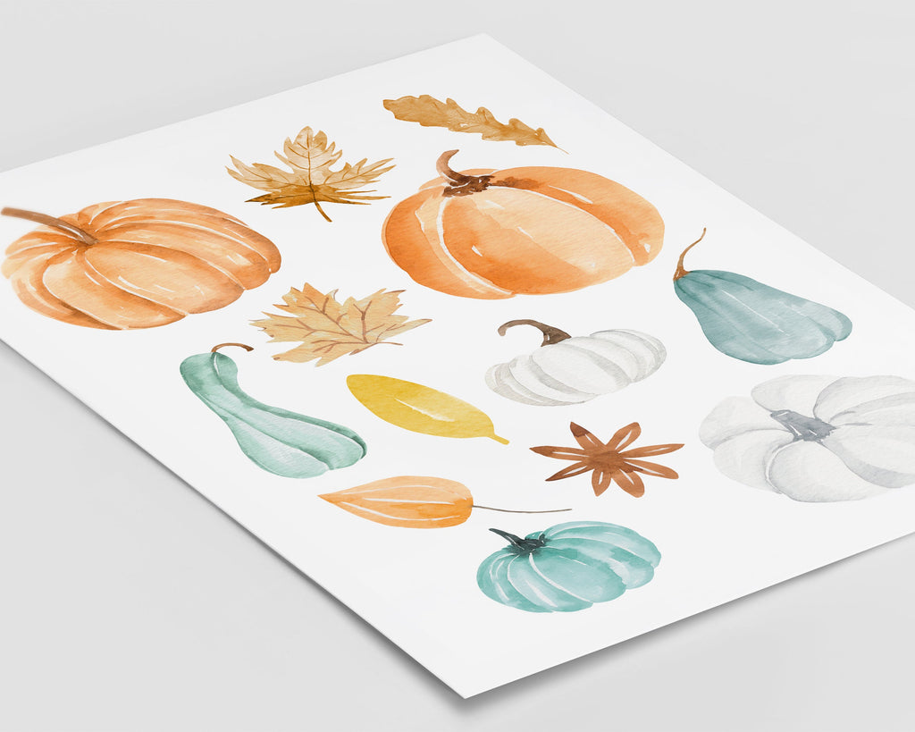 AUTUMN PRINT | Wall Decor | Autumnal Prints | Seasonal Prints | Seasonal Decor | Autumn Decor | Fall Prints | Pumpkin Prints - Happy You Prints