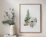 CHRISTMAS PRINT, Christmas Wall Art, Festive Print, Winter DÃ©cor, Xmas DÃ©cor, Christmas Decoration - Happy You Prints