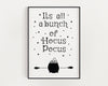 HALLOWEEN PRINTS | Hocus Pocus | Halloween DÃ©cor | Halloween Sign | Wall Art | Witchcraft | Witch Decor | Home Decor - Happy You Prints