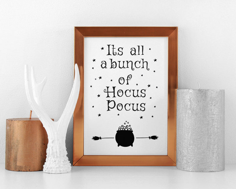 HALLOWEEN PRINTS | Hocus Pocus | Halloween DÃ©cor | Halloween Sign | Wall Art | Witchcraft | Witch Decor | Home Decor - Happy You Prints