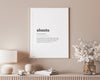 UBUNTU DEFINITION PRINT | Wall Art Print | Ubuntu Print | Definition Print | Quote Print - Happy You Prints