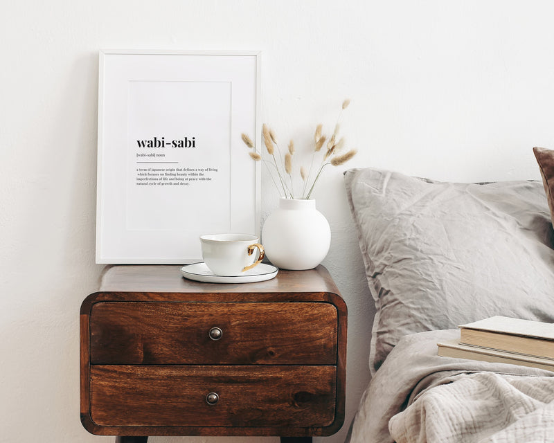 WABI SABI DEFINITION Print | Wall Art Print | Wabi Sabi Print | Definition Print | Quote Print - Happy You Prints