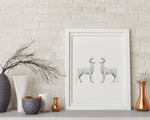 CHRISTMAS PRINT |Reindeer | Christmas Wall Art | Festive Print | Winter Decor | Xmas Decor | Christmas Decoration