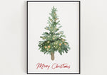 CHRISTMAS PRINT | Merry Christmas |Christmas Wall Art | Festive Print | Winter Decor | Xmas Decor | Christmas Decoration