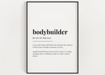 BODYBUILDER DEFINITION PRINT - Happy You Prints