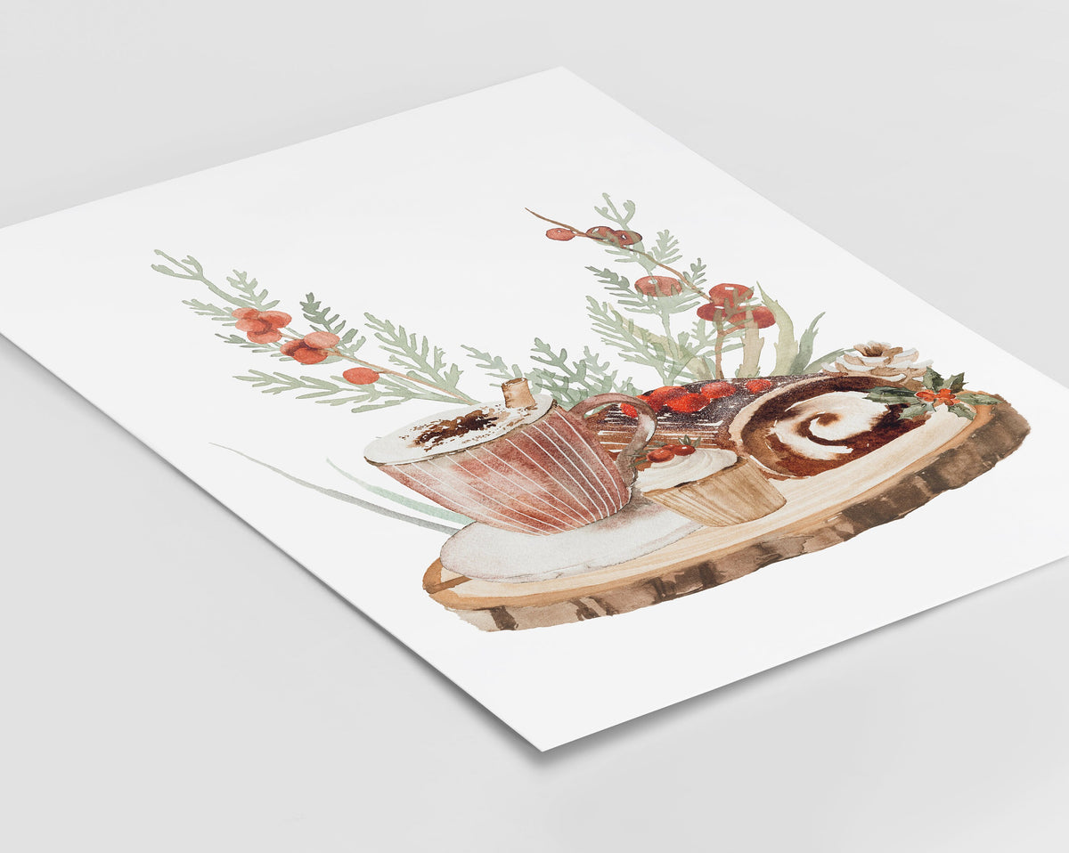 CHRISTMAS PRINT, Christmas Comforts, Christmas Wall Art, Festive Print, Winter Decor, Xmas Decor, Christmas Decoration